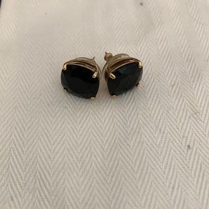 Kate spade black gumdrop earrings